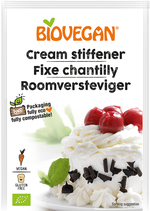 Biovegan Slagroomversteviger lactose & glutenvrij bio 3x6g